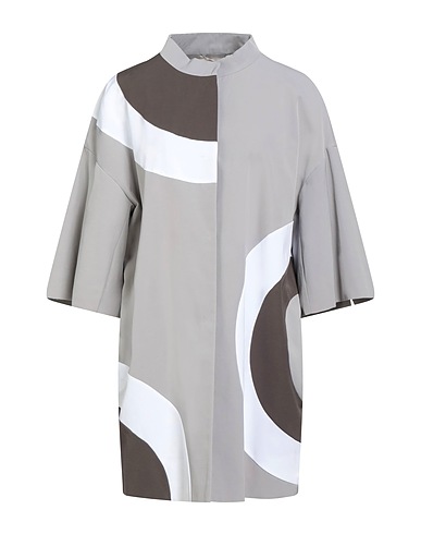 HERNO Full-length jacket Grey 54% Polyester, 46% Cotton