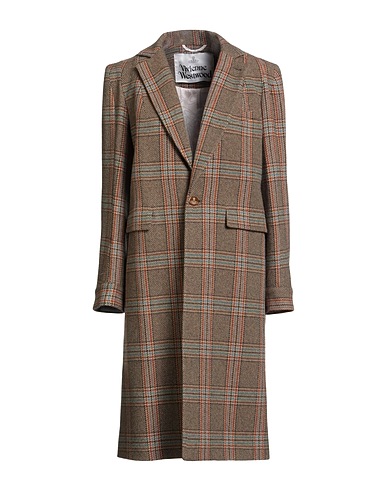 VIVIENNE WESTWOOD Coat Khaki 71% Wool, 26% Polyamide, 3% Other Fibres