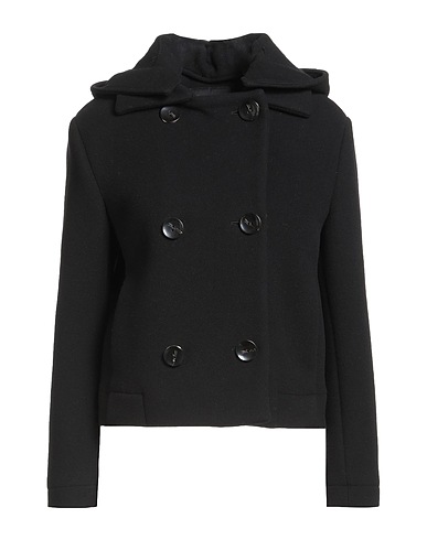 GIORGIO ARMANI Coat Black 100% Wool