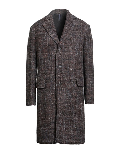 MONTEDORO Coat BY SLOWEAR Brown 90% Virgin Wool, 10% Polyamide