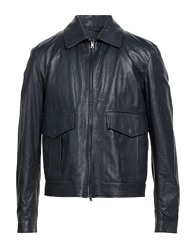 MONTEDORO Jacket Midnight blue Lambskin