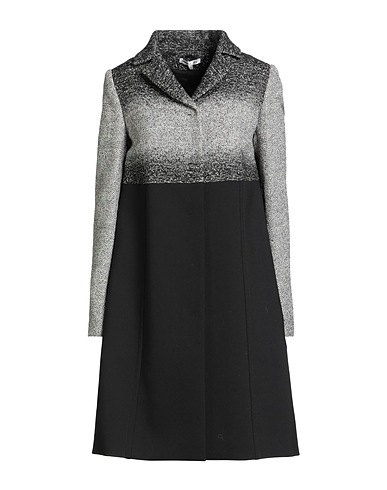 PAULE KA Coat Black 46% Wool, 38% Viscose, 10% Acrylic, 6% Polyester, Virgin Wool
