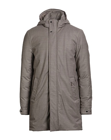 MOORER Shell jacket Khaki 90% Virgin Wool, 5% Cashmere, 5% Polyurethane