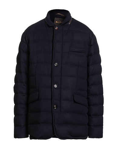 MOORER Shell jacket Midnight blue 90% Wool, 10% Cashmere