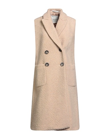 EMMA & GAIA Coat Cream 49% Polyester, 33% Virgin Wool, 18% Acrylic