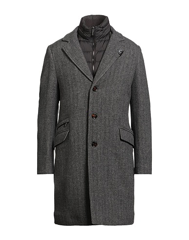 MOORER Shell jacket Grey 100% Virgin Wool, Polyamide, Polyurethane