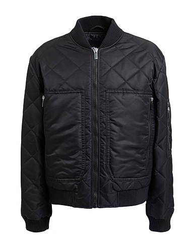JUST CAVALLI 보머 블랙 100% 폴리아미드, 폴리에스테르, 엘라스테인