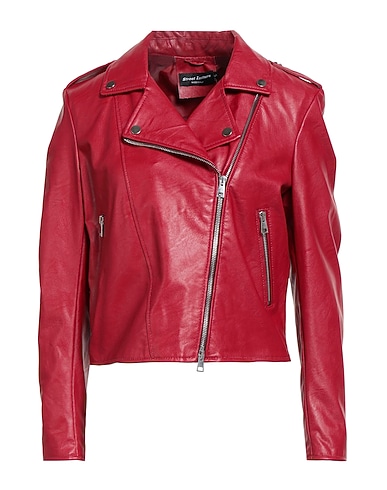 STREET LEATHERS Biker jacket Garnet 50% Polyurethane, 50% Viscose