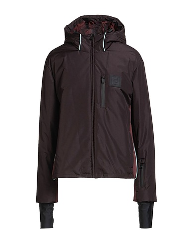 FENDI Jacket Chocolate brown 100% Polyester, Polyurethane resin