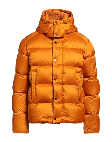 MOORER Shell jacket Orange 100% Polyamide, Polyester
