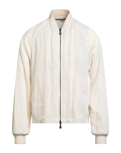 GIORGIO ARMANI Jacket Cream 77% Viscose, 23% Polyamide, Virgin Wool, Silk, Elastane