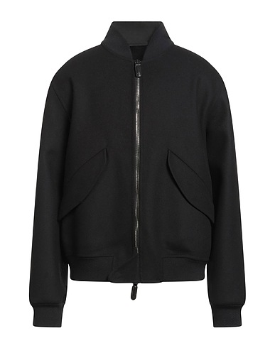 GIORGIO ARMANI Bomber Black 67% Virgin Wool, 23% Polyamide, 6% Cashmere, 4% Elastane