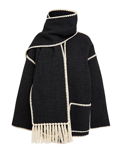 TOTEME Jacket Charcoal 88% Wool, 12% Polyester