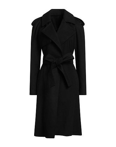 BURBERRY Coat Black 100% Cashmere