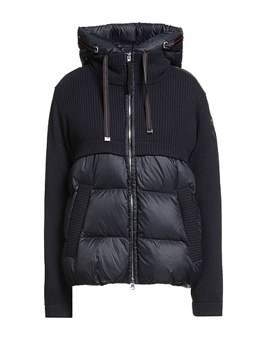 PARAJUMPERS Shell jacket Midnight blue 100% Merino Wool, Polyamide