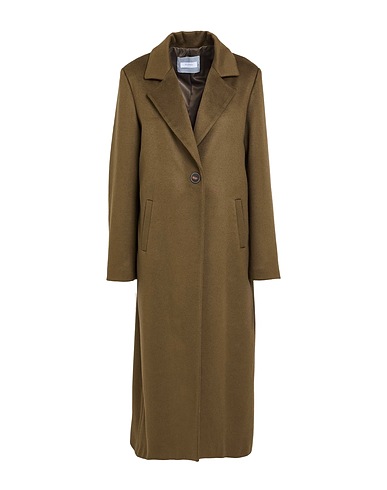 BARBA Napoli Cappotto Verde militare 100% Lana Vergine
