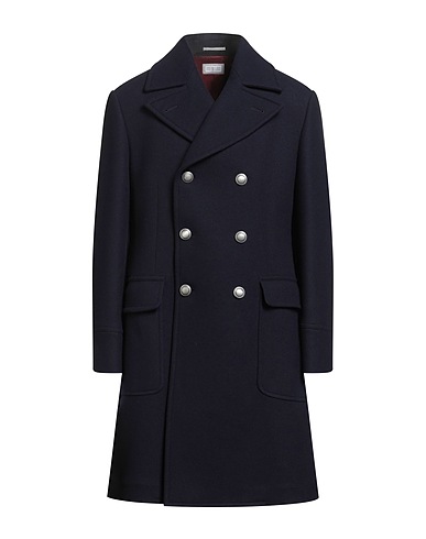 BRUNELLO CUCINELLI Mantel Nachtblau 95% Wolle, 5% Kaschmir