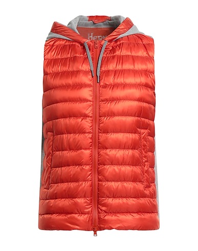 HERNO Gilet Orange 100% Polyamide, Polyester, Cotton