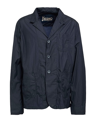 HERNO Jacket Midnight blue 100% Polyamide, Polyurethane resin