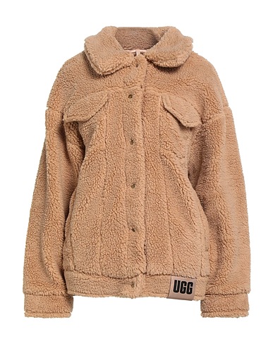 UGG Teddy Coat Camel 94% Polyester, 6% Elastane