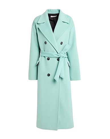 CORTE dei GONZAGA Coat Turquoise 92% Polyester, 8% Elastane