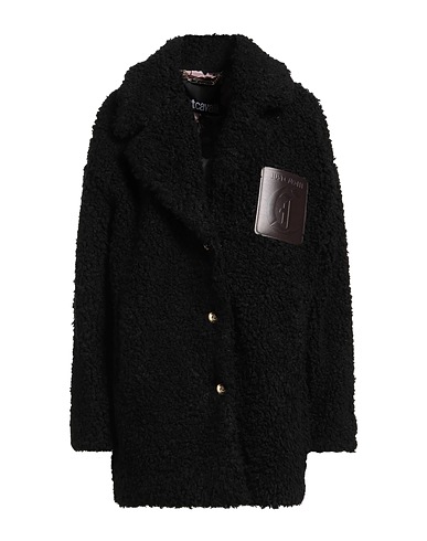 JUST CAVALLI Teddy Coat Black 100% Polyester