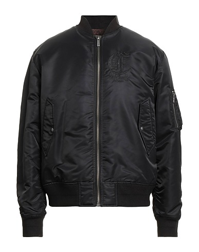 JUST CAVALLI Bomber Black 100% Polyamide, Acrylic, Polyester, Elastane