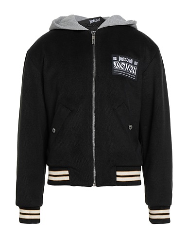 JUST CAVALLI Jacke Schwarz 100% Polyester, Baumwolle