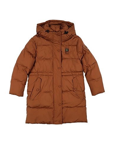 BLAUER. Shell jacket Brown 100% Polyester