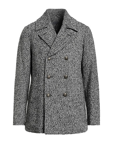 JOHN VARVATOS Cappotto Nero 61% Poliestere, 39% Lana