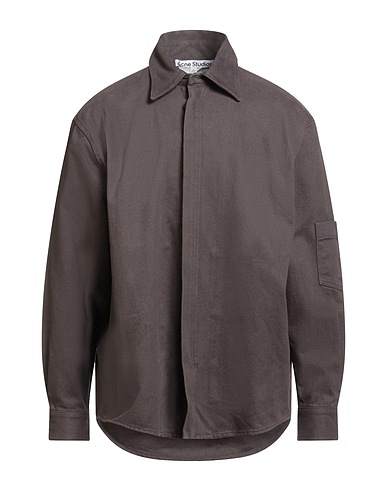 ACNE STUDIOS Jacket Dark brown 100% Cotton