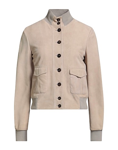 MOORER Jacket Sand 100% Leather, Polyester