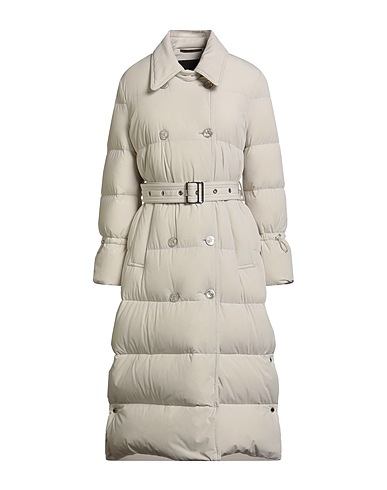 MOORER Shell  jacket Ivory 88% Polyamide, 12% Polyurethane