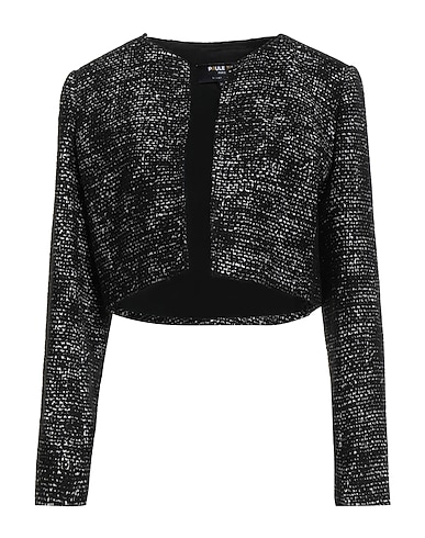 PAULE KA Jacket Black 31% Viscose, 25% Acrylic, 18% Cotton, 13% Polyamide, 13% Wool