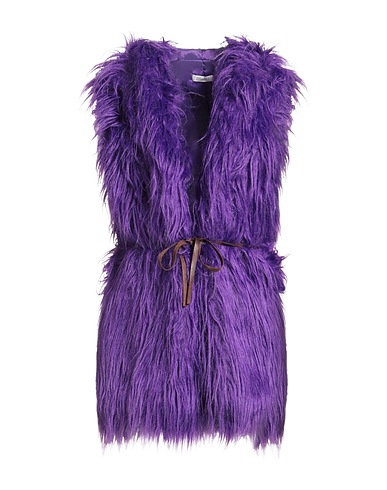 MOTEL Kunstpelz Violett 84% Acryl, 16% Polyester, Acetat, Viskose
