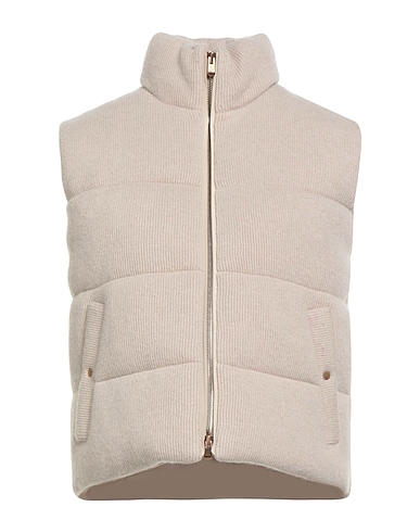 AGNONA Gilet 100% Cashmere, Lambskin