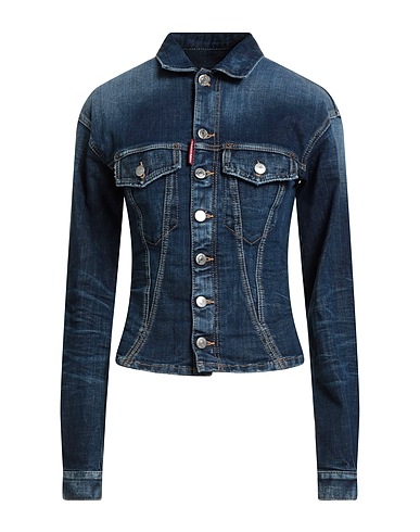 DSQUARED2 Denim jacket Blue 99% Cotton, 1% Elastane