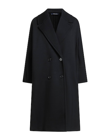 'S MAX MARA Coat Black 96% Viscose, 4% Elastane