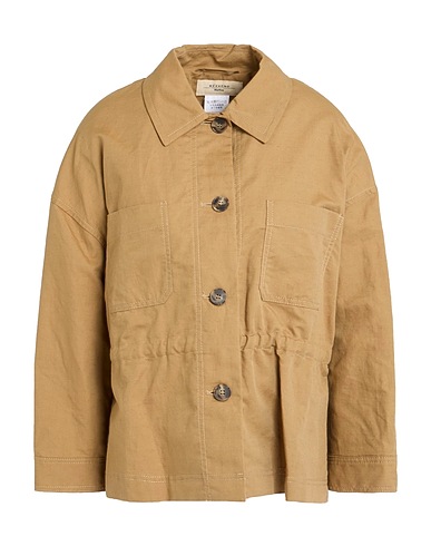 WEEKEND MAX MARA Jacket Khaki 55% Cotton, 45% Linen