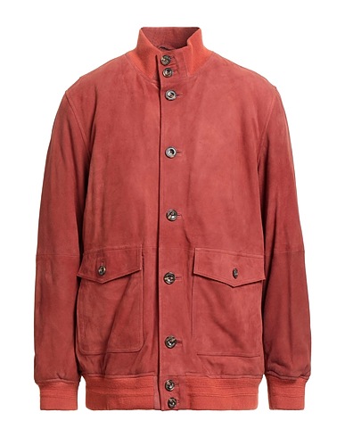 HACKETT Giubbotto Mattone 100% Pelle di capra