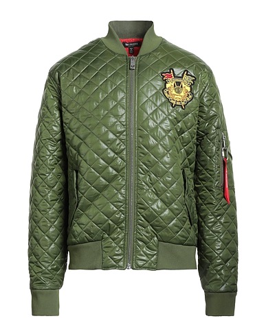 TRUE RELIGION Bomber Green 100% Polyester