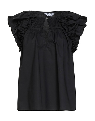 LIU •JO Top Black 100% Cotton