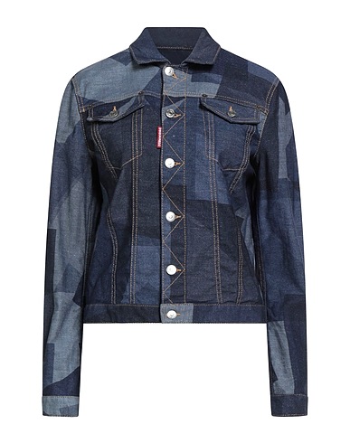 DSQUARED2 Denim jacket Blue 98% Cotton, 2% Elastane