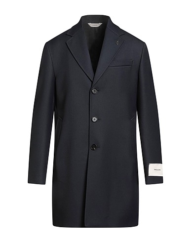 PAOLONI Coat Midnight blue 60% Polyester, 40% Wool