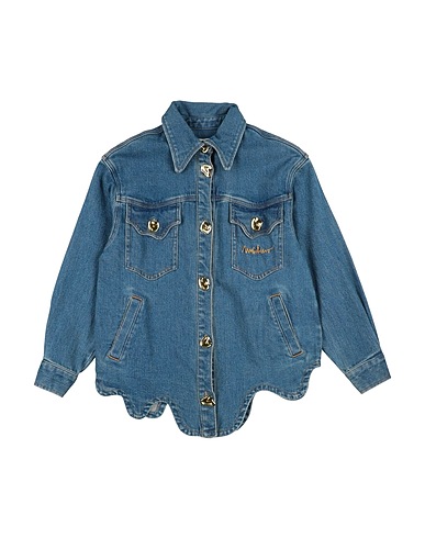 MOSCHINO KID Denim jacket Blue 98% Cotton, 2% Elastane, Polyester