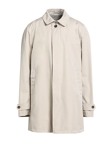 HACKETT Full-length jacket Beige 70% Polyester, 30% Polyamide
