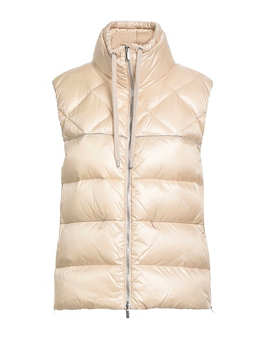 PESERICO Gilet Sand 100% Nylon, Merino Wool, Viscose, Cashmere, Metallic fiber