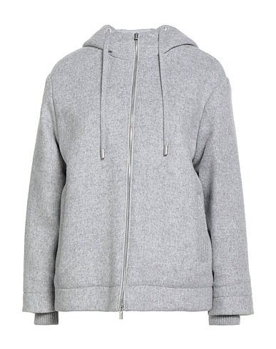 PESERICO Shell  jacket Light grey 40% Wool, 30% Lyocell, 30% Polyamide, Nylon, Merino Wool