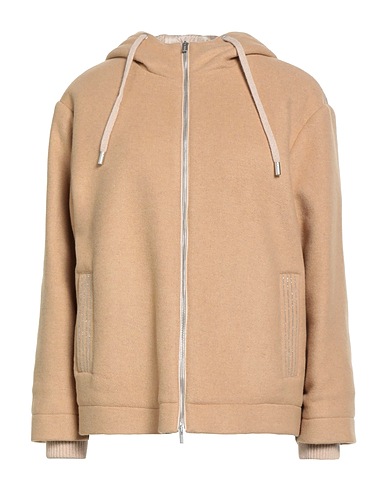 PESERICO Shell  jacket Camel 40% Wool, 30% Lyocell, 30% Polyamide, Nylon, Merino Wool