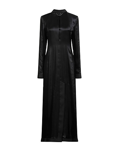 MM6 MAISON MARGIELA Long dress Black 100% Viscose, Polyester, Elastane